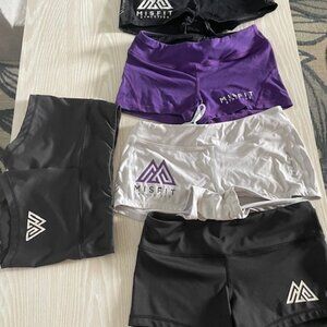 Sharpen the Axe, Misfit Athletics Booty Shorts Bundle size S